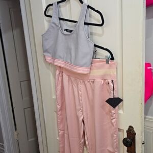 2 pieces!!!pants and crop top/bra